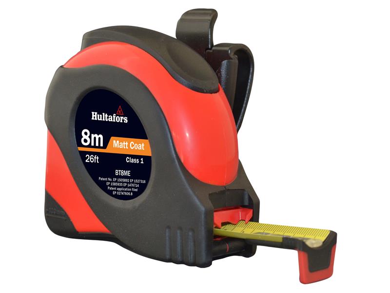 BT8ME Big T Pocket Tape 8m/26ft (Width 25mm), Hultafors