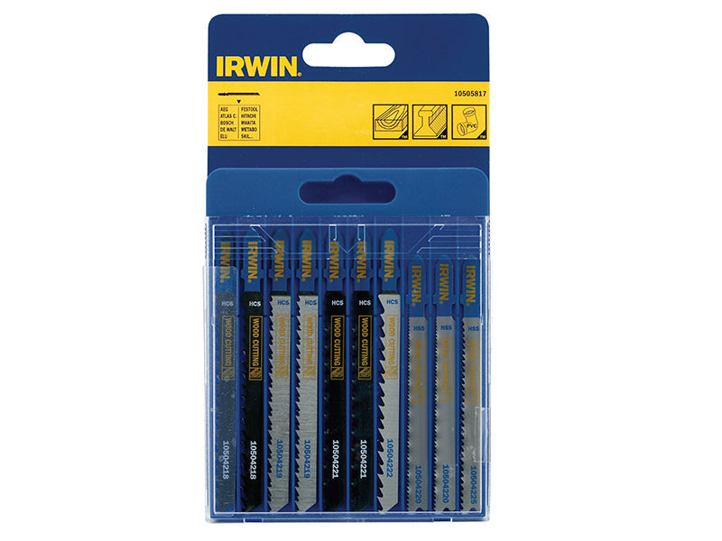 Jigsaw Blade Set Assorted 10 Piece Set, IRWIN®