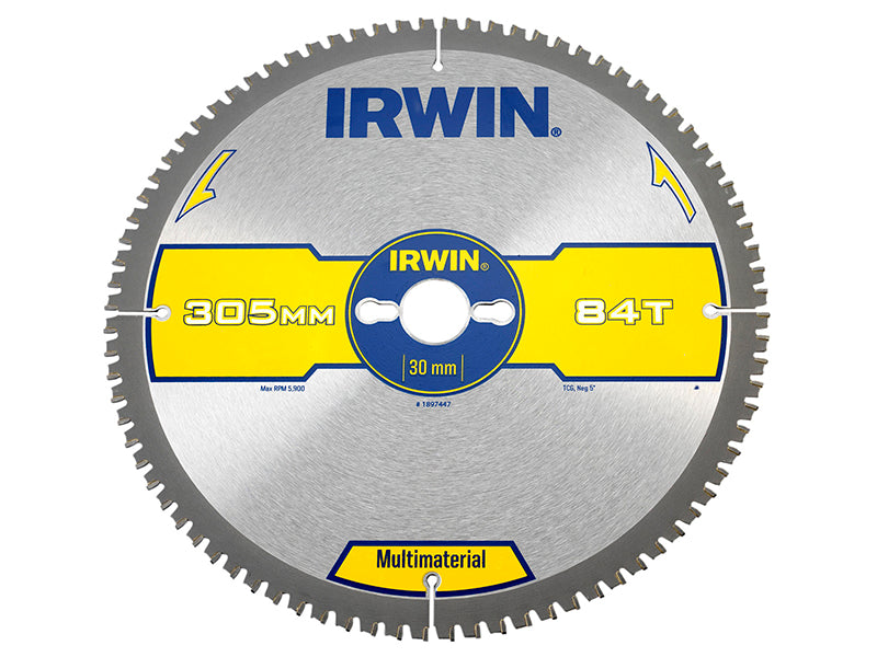 Multi Material Circular Saw Blade 305 x 30mm x 84T TCG, IRWIN®