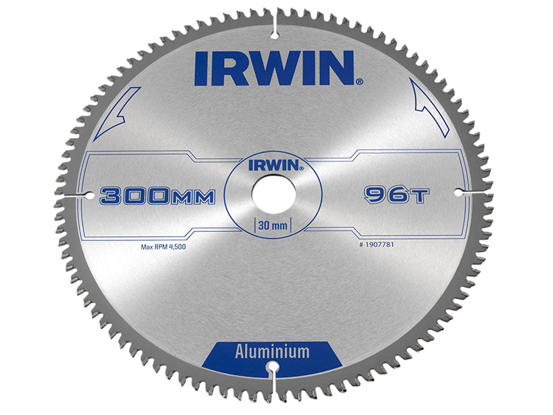 Professional Aluminium Circular Saw Blade 300 x 30mm x 96T TCG, IRWIN®