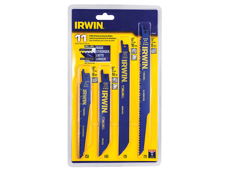 Bi-Metal Reciprocating Blade Set, 11 Piece, IRWIN®