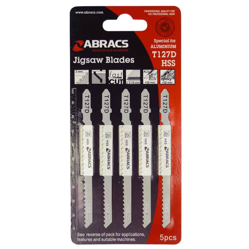 Jigsaw Blades for Alum / Metal. Pk of 5., Morgans OJ