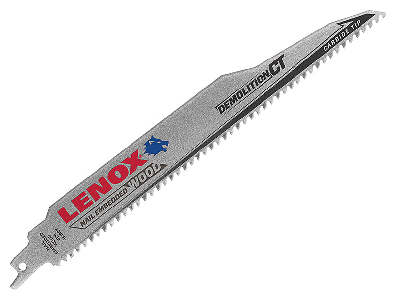 956RCT DEMOLITION CT™ Reciprocating Saw Blade 230mm 6 TPI, LENOX