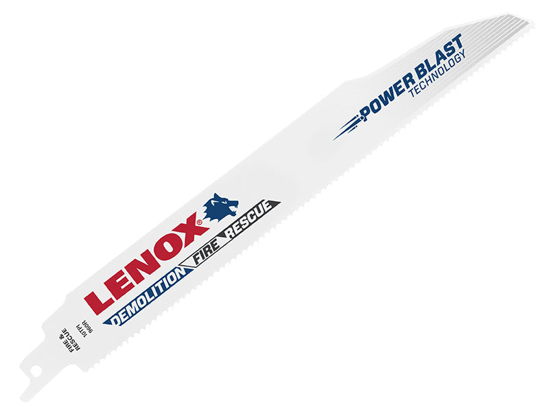 20597-960R Demolition Reciprocating Saw Blades 225mm 10 TPI (Pack 2), LENOX
