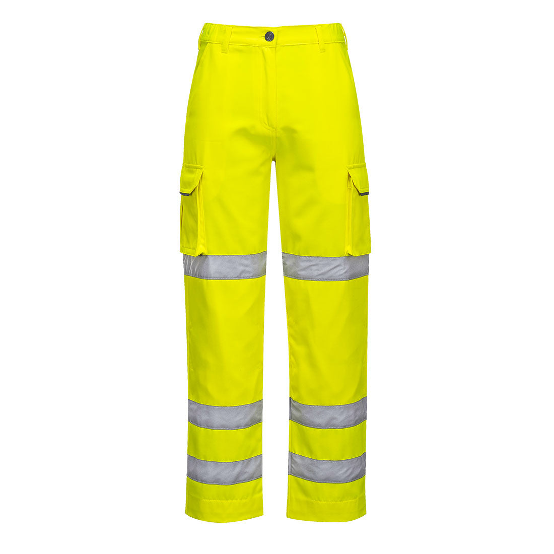 Hi-Vis Women's Three Band Work Trousers, Morgans PW