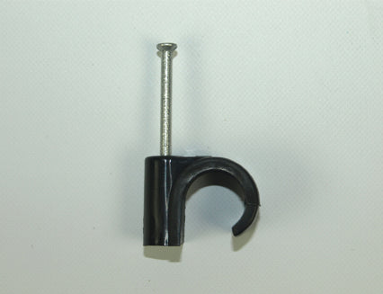 UF Black Masonry Nail Pipe Clip, Morgans OJ