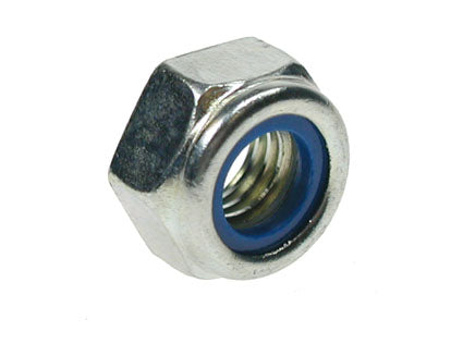 Class 6 Fine Pitch Nylon Insert Nuts T Type DIN 985 BZP, Morgans OJ