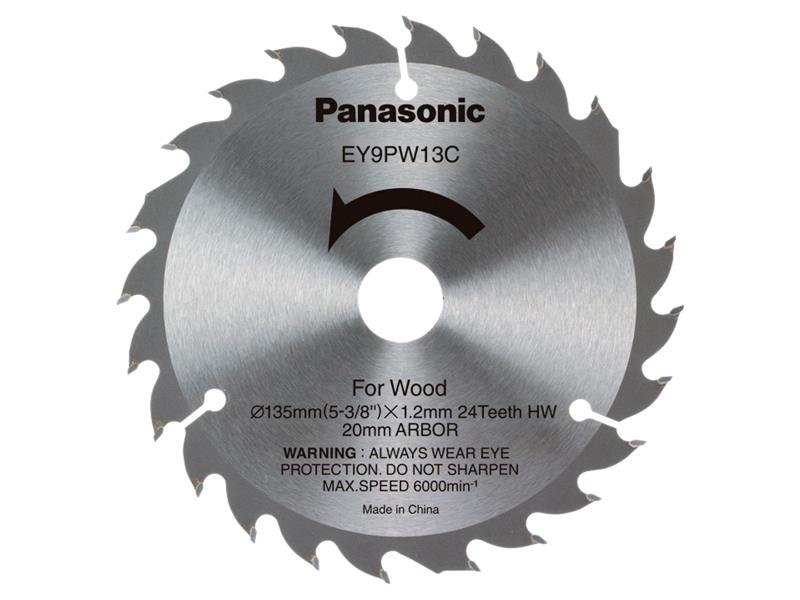 EY9PW13C32 Wood Cutting TCT Blade 135 x 20mm x 24T, Panasonic
