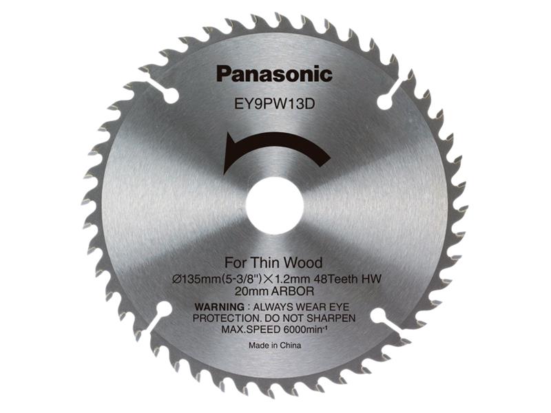 EY9PW13D32 Wood Cutting TCT Blade 135 x 20mm x 48T, Panasonic