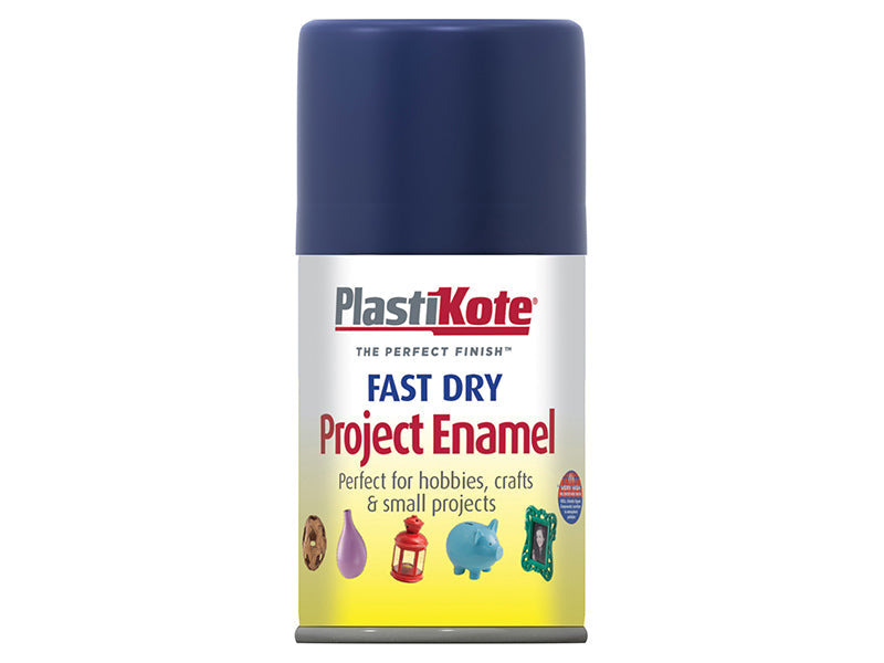 Fast Dry Enamel Aerosol Night Blue 100ml, PlastiKote