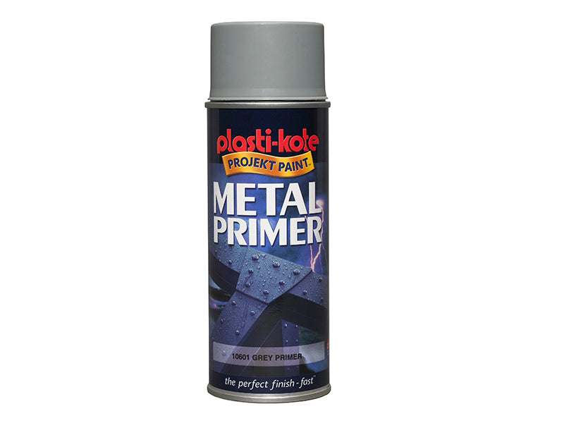 Metal Primer Spray Grey 400ml, PlastiKote