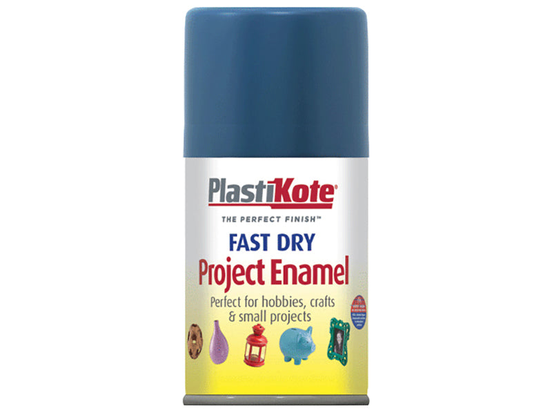 Fast Dry Enamel Aerosol Harbour Blue 100ml, PlastiKote