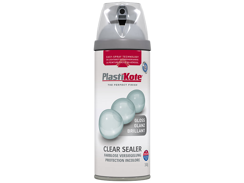 Twist & Spray Gloss Clear 400ml, PlastiKote