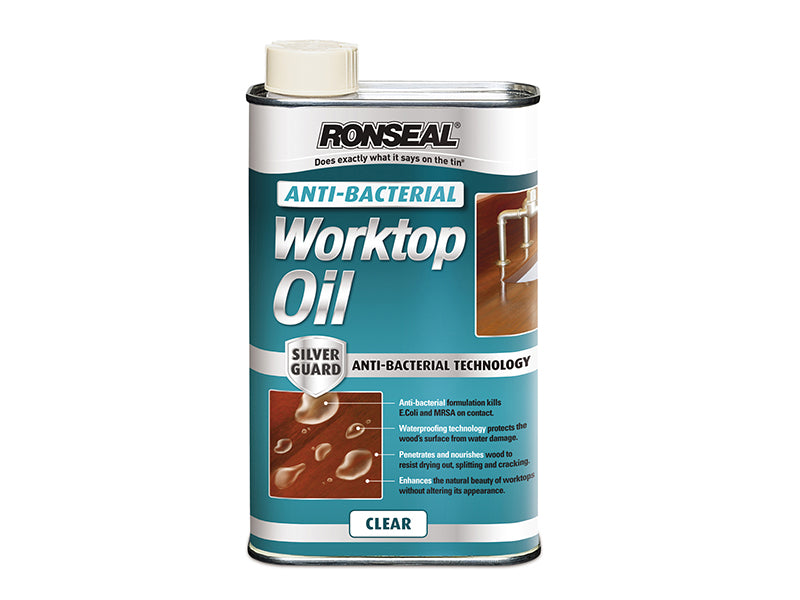 Anti-Bacterial Worktop Oil 1 litre, Ronseal
