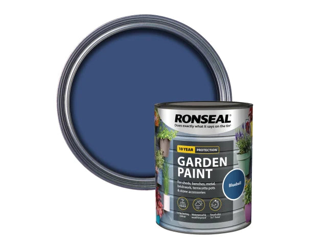 Garden Paint Bluebell 750ml, Ronseal
