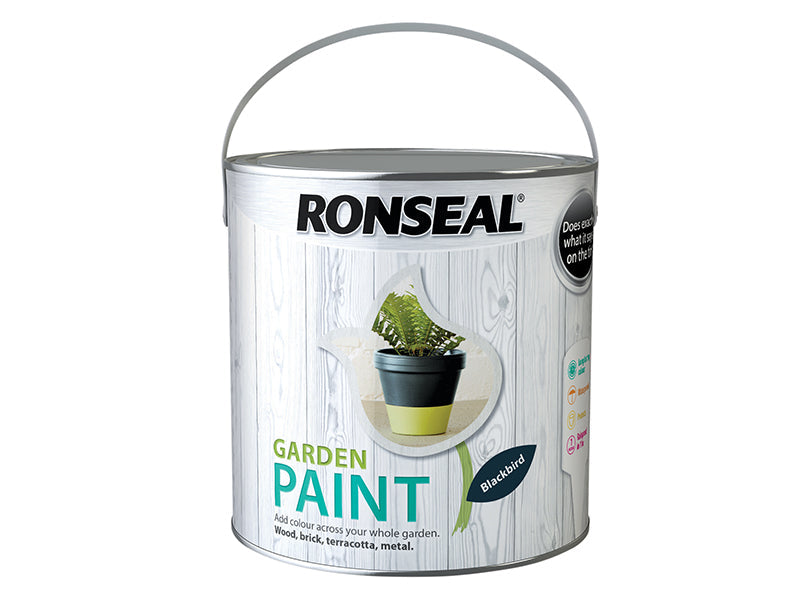 Garden Paint Black Bird 2.5 litre, Ronseal