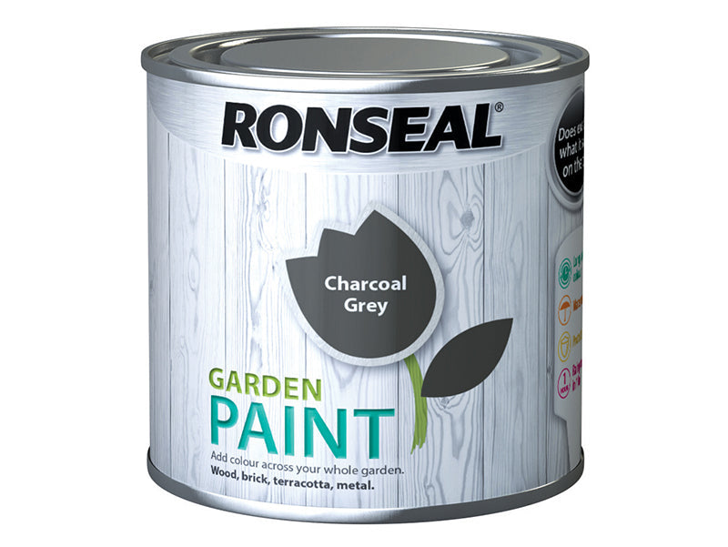 Garden Paint Charcoal Grey 250ml, Ronseal