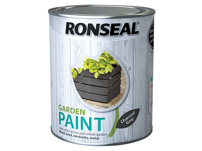 Garden Paint Charcoal Grey 750ml, Ronseal