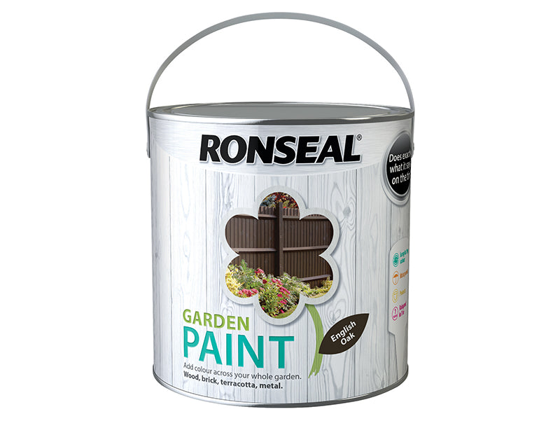Garden Paint English Oak 2.5 litre, Ronseal