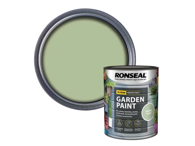 Garden Paint Sapling Green 750ml, Ronseal