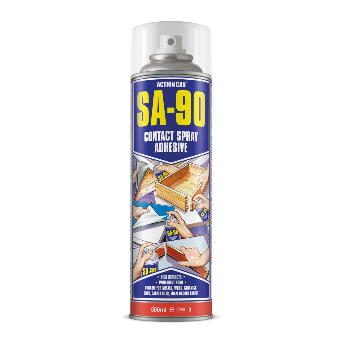 Carton of 15 SA90 Spray Adhesive 500ml, Morgans OJ