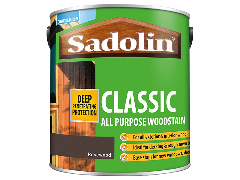 Classic Wood Protection Rosewood 2.5 litre, Sadolin