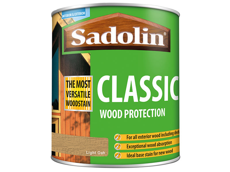 Classic Wood Protection Light Oak 1 litre, Sadolin
