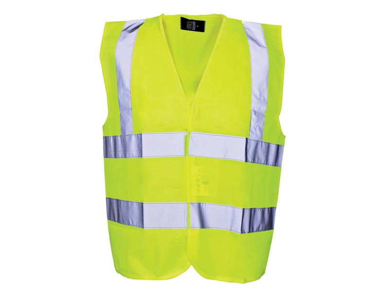 Hi-Vis Waistcoat Yellow - Child 7-9, Scan