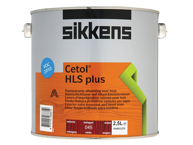 Cetol HLS Plus Translucent Woodstain Mahogany 2.5 litre, Sikkens
