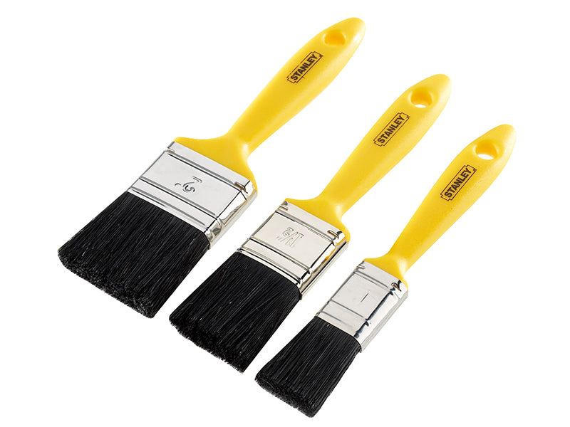 Hobby Paint Brush Set of 3 25 38 & 50mm, STANLEY®