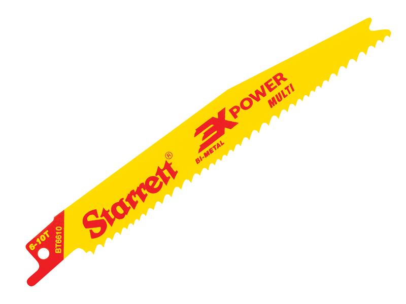 BT6610-5 Bi-Metal Reciprocating Blade, Tapered 152mm 6-10 TPI (Pack 5), Starrett