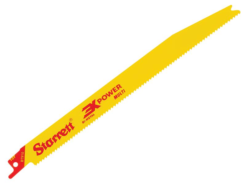 BT910-5 Bi-Metal Reciprocating Blade, Tapered 228mm 10 TPI (Pack 5), Starrett