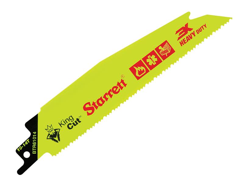 BTR61014-5 Bi-Metal King Cut™ Demolition Blade 152mm 10-14 TPI (Pack 5), Starrett