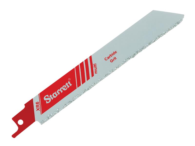 Carbide Grit Reciprocating Saw Blade 152mm Coarse #30, Starrett