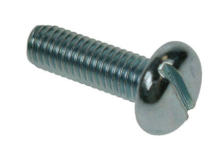 M5 - Machine Screws Slotted Pan Head DIN 85 BZP, Morgans OJ