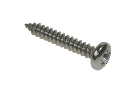 8.0 - A2 - 304 St/St Self-Tapping Screws Pozi Pan Head AB DIN 7981C, Morgans OJ