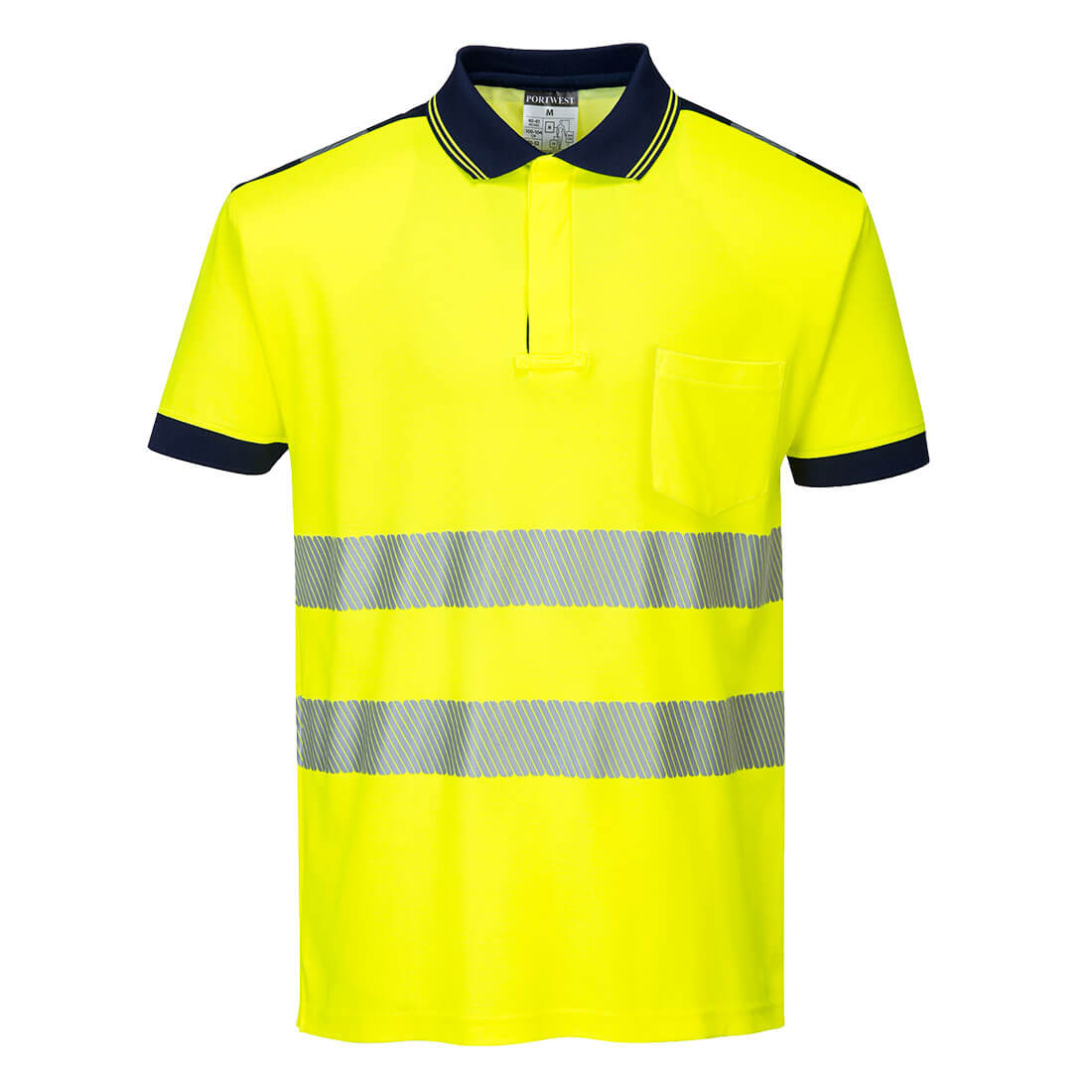 PW3 Hi-Vis Cotton Comfort Polo Shirt S/S, Morgans PW