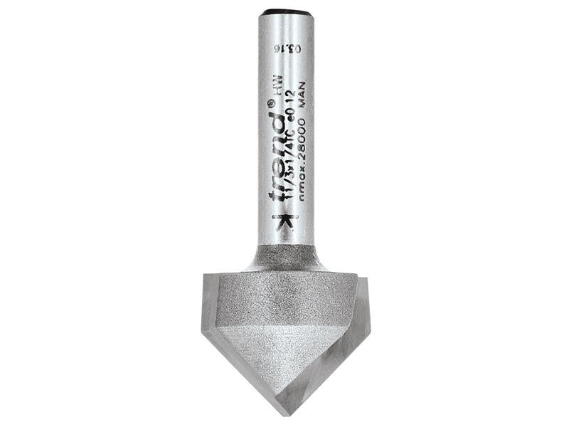 11/3 x 1/4 TCT V-Groove Cutter 45° 9.2 x 19.1mm, Trend