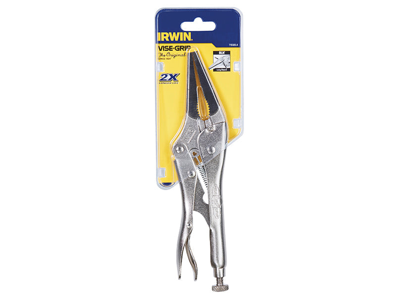 9LNC Long Nose Locking Pliers 225mm (9in), IRWIN Vise-Grip
