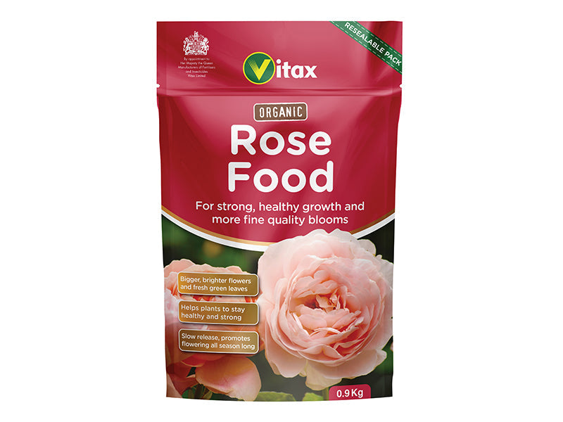 Organic Rose Food 0.9kg Pouch, Vitax