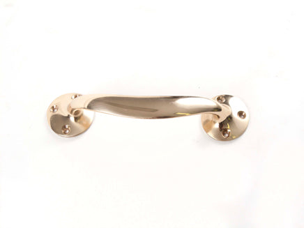 Victorian Brass Bow Handle (1 per Card), Morgans OJ