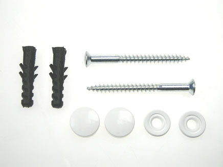 Sanitary W.C Fixing Set White, Morgans OJ