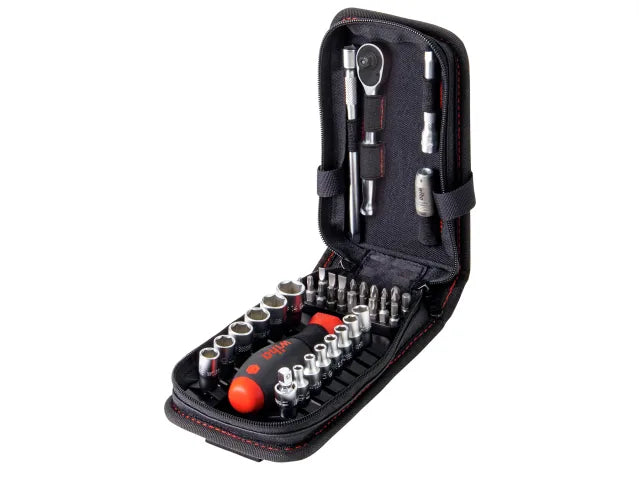 1/4in Nut Driver & Bit Set, 40 Piece, Wiha
