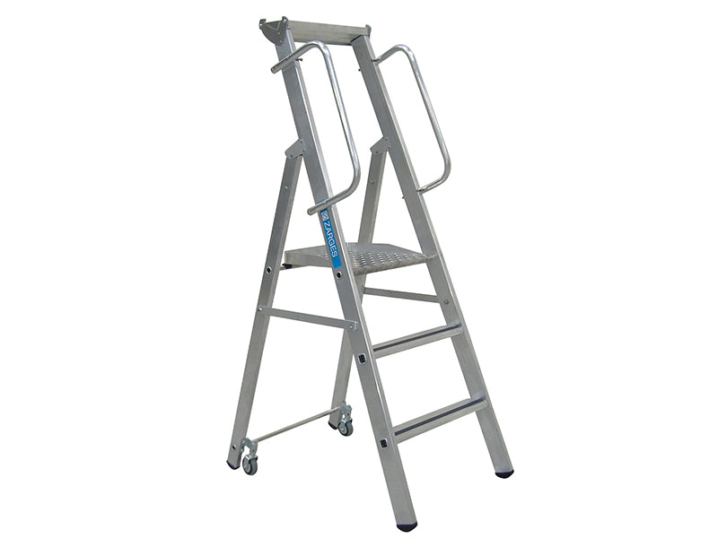 Mobile Mastersteps, Platform Height 0.78m 3 Rungs, Zarges