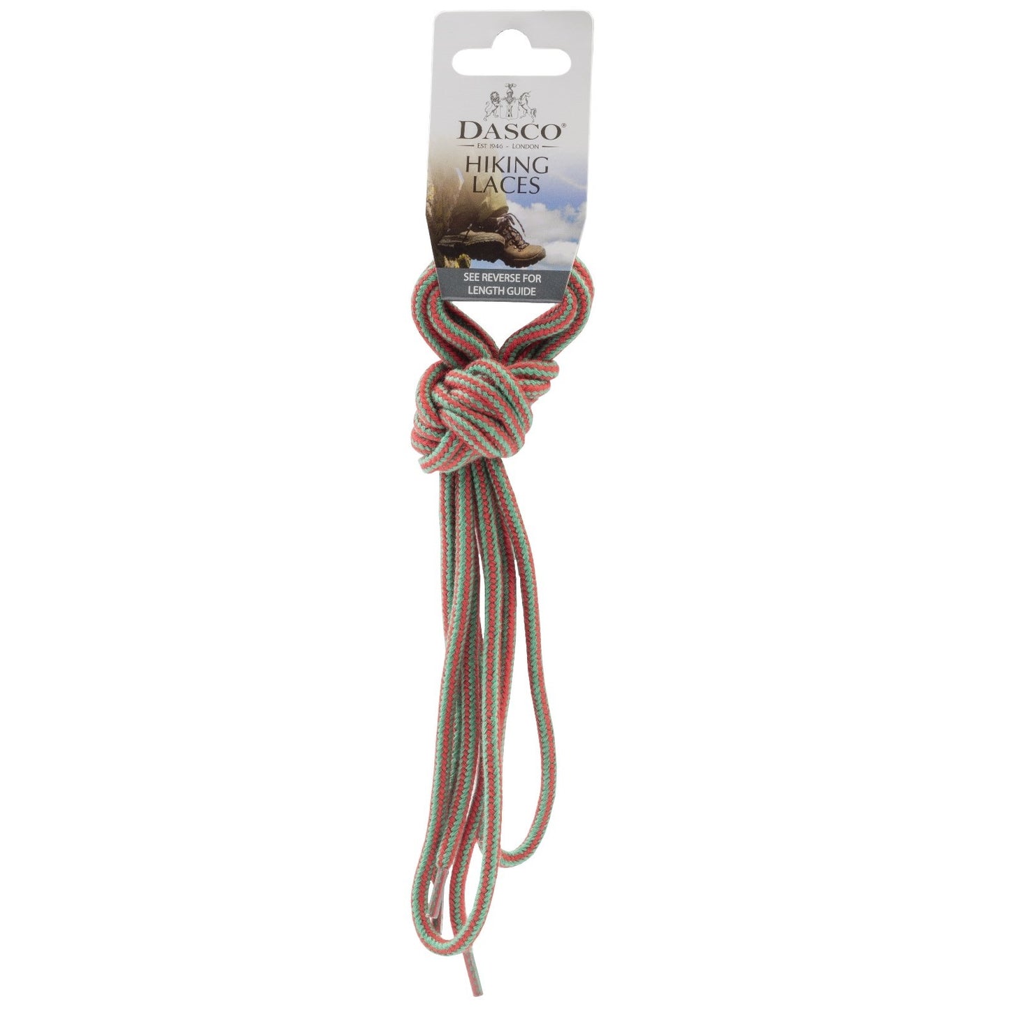 140cm Cord Hiking Lace 6 Pack, Dasco