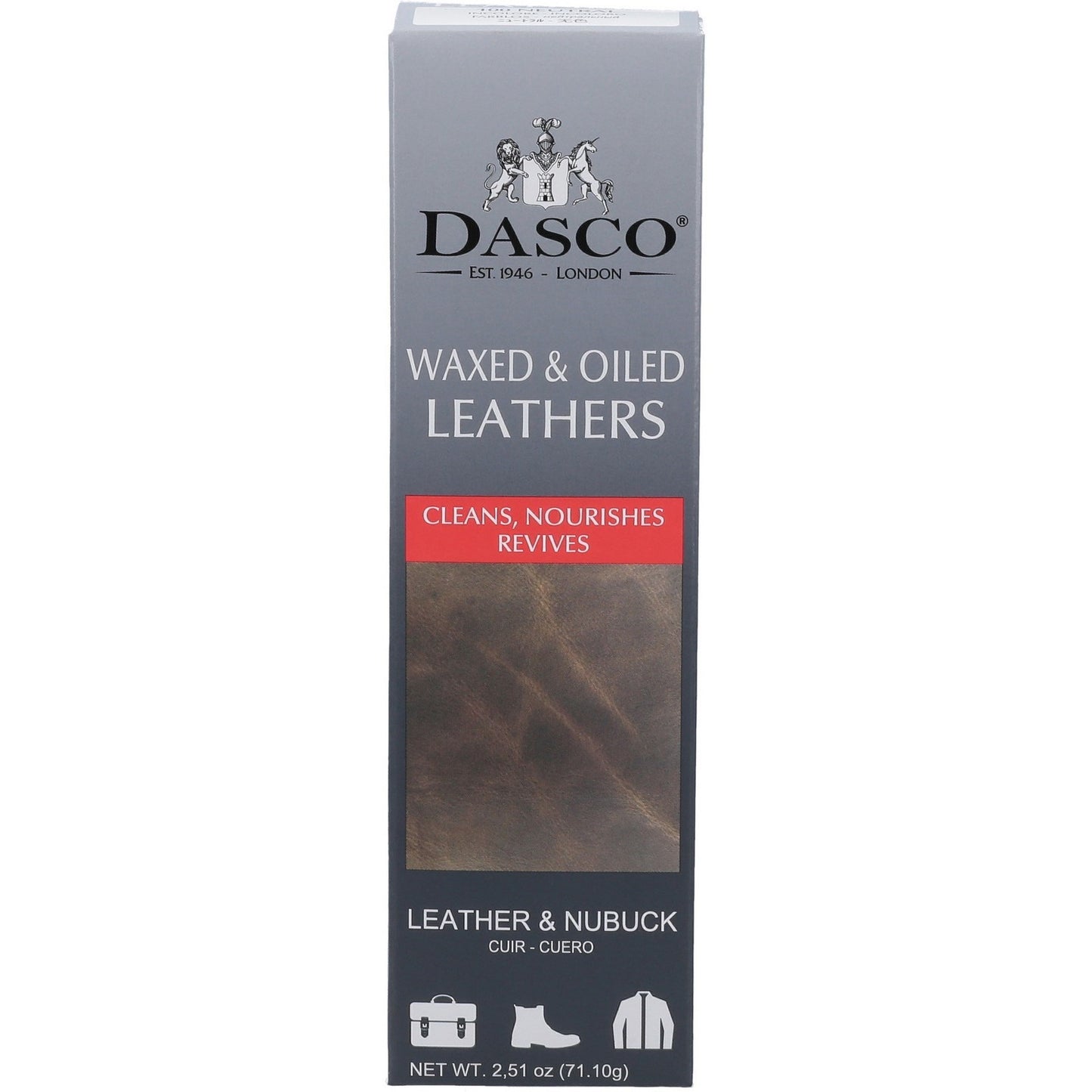 75ml Waxed Leather Cream 12 Pack, Dasco