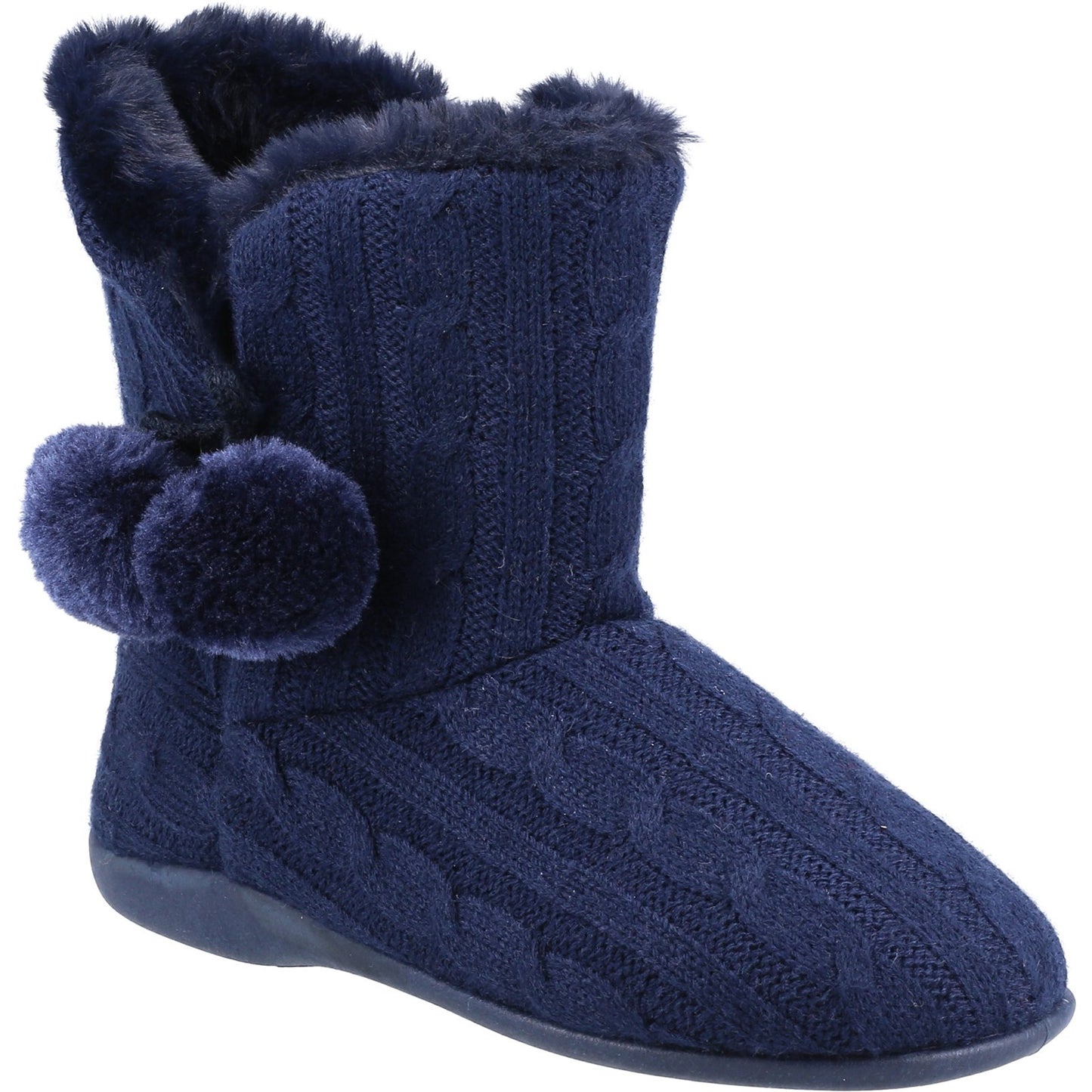Apple Knitted Bootie Slipper, Fleet & Foster