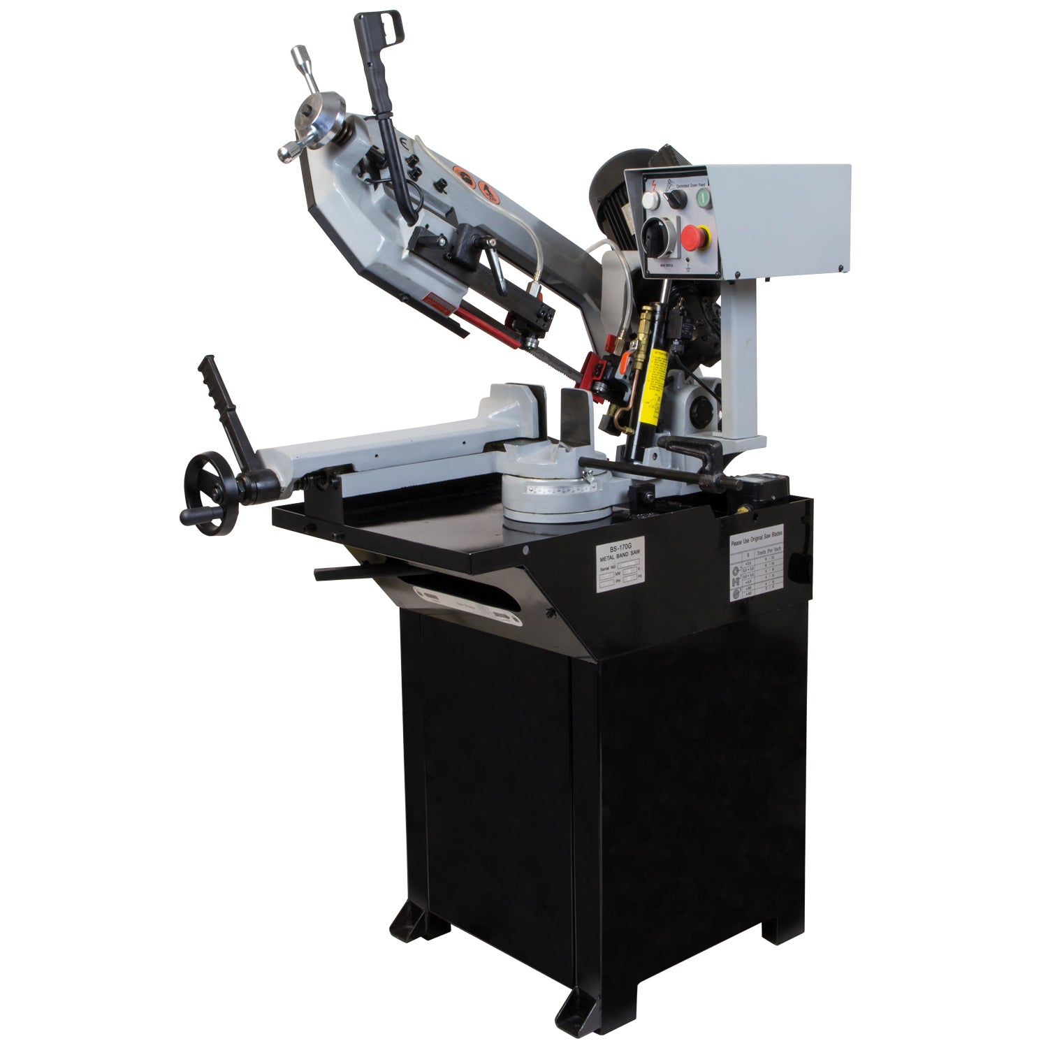SIP 10" Swivel Head Pull-Down Metal Bandsaw - [product-vendor]