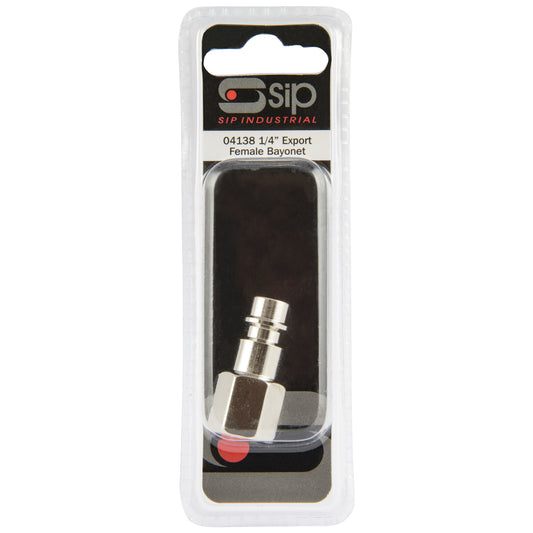 SIP Type 25 Euro Plug Adaptor 1/4" BSP Female Thread