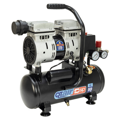 SIP QT AIR DD 6ltr Ultra Low Noise Oil-Free Direct Drive Compressor